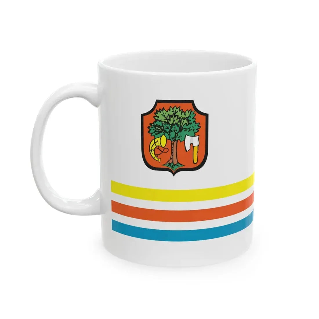 POL Limanowa FLAG (Poland) White Coffee Mug - Go Mug Yourself