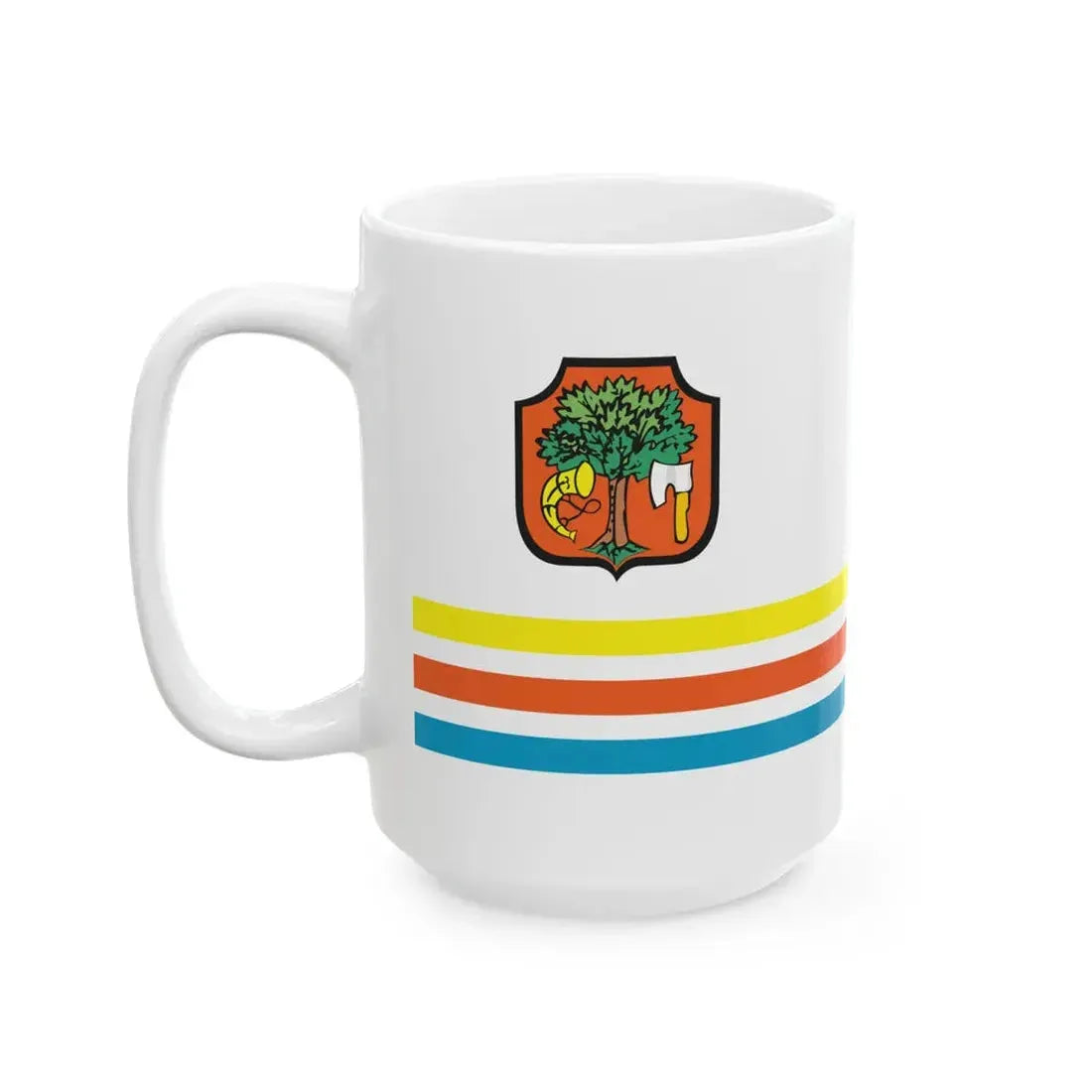 POL Limanowa FLAG (Poland) White Coffee Mug - Go Mug Yourself