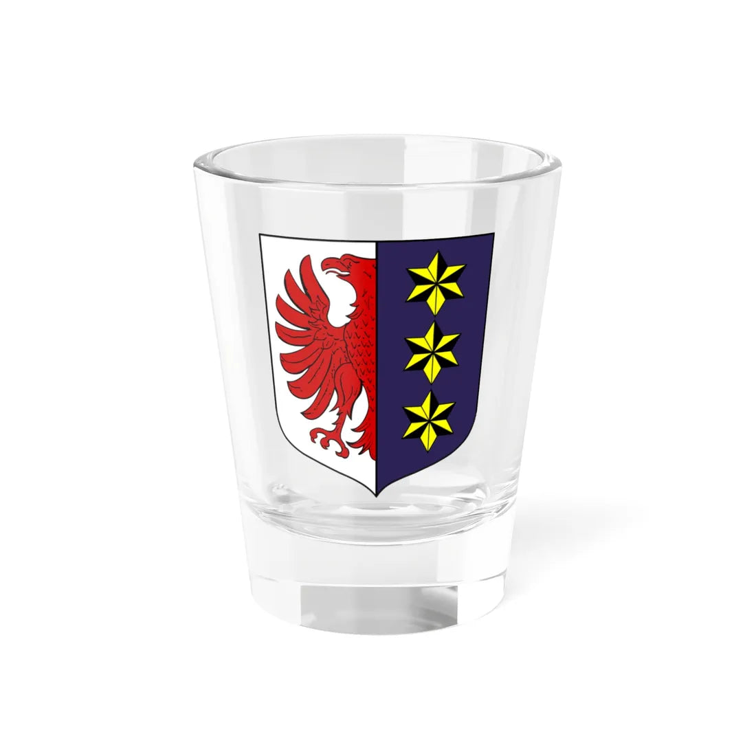 POL Lipiany COA alt 1 (Poland) (Coat of Arms) Shot Glass 1.5oz 1.5oz - Go Mug Yourself