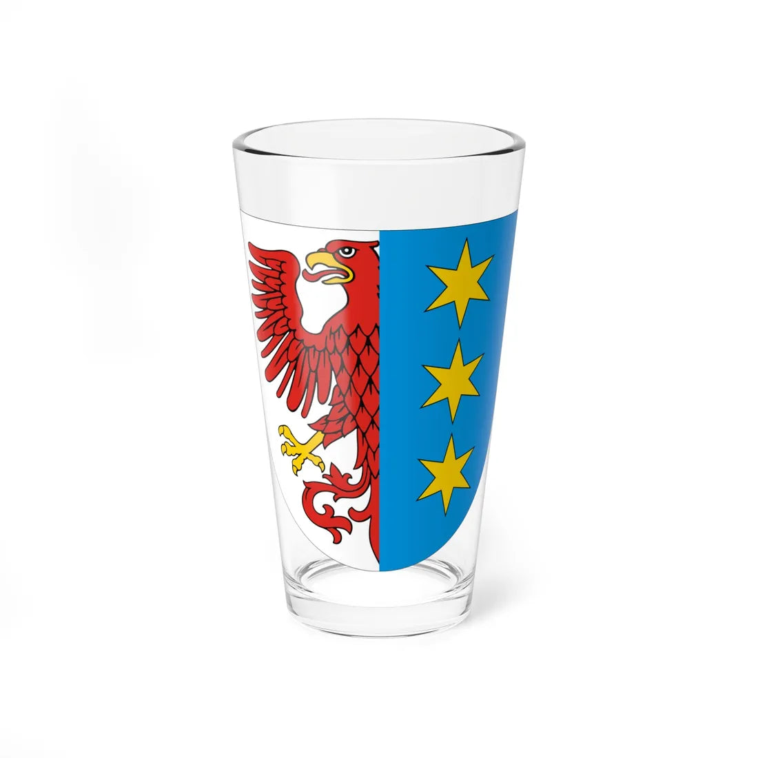 POL Lipiany COA (Poland) (Coat of Arms) Pint Glass 16oz 16oz - Go Mug Yourself