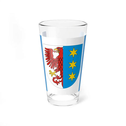 POL Lipiany flag (Poland) Pint Glass 16oz 16oz - Go Mug Yourself