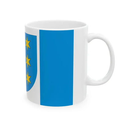 POL Lipiany flag (Poland) White Coffee Mug - Go Mug Yourself