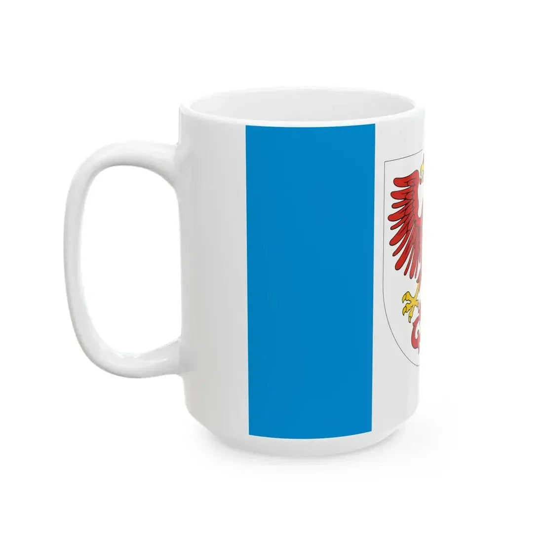 POL Lipiany flag (Poland) White Coffee Mug - Go Mug Yourself