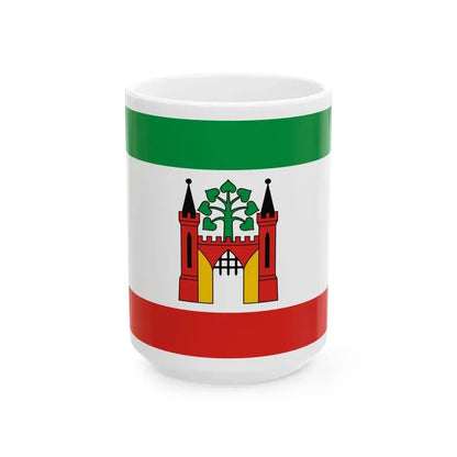 POL Lipno flag (Poland) White Coffee Mug 15oz - Go Mug Yourself