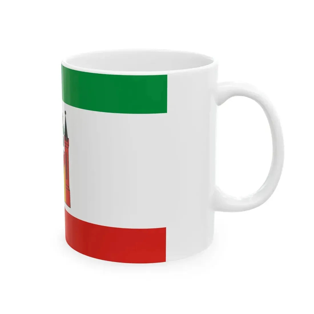 POL Lipno flag (Poland) White Coffee Mug - Go Mug Yourself