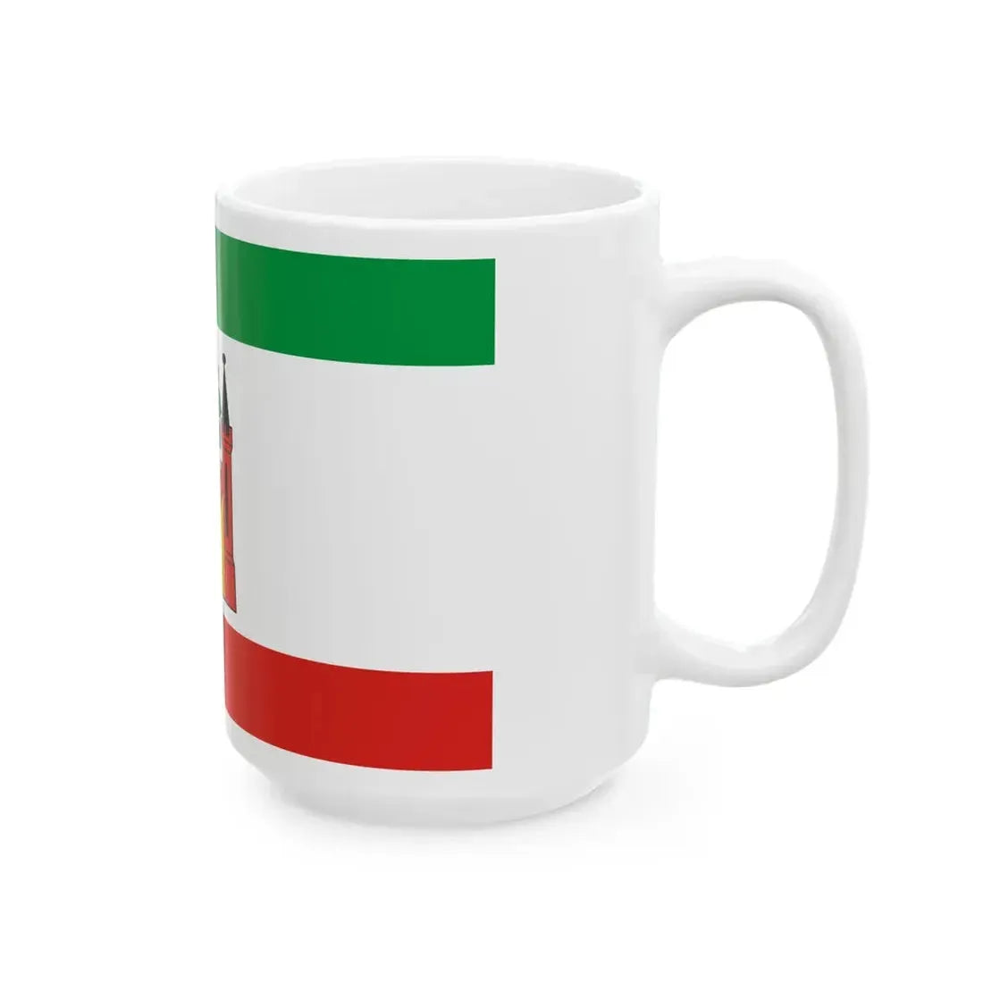 POL Lipno flag (Poland) White Coffee Mug - Go Mug Yourself