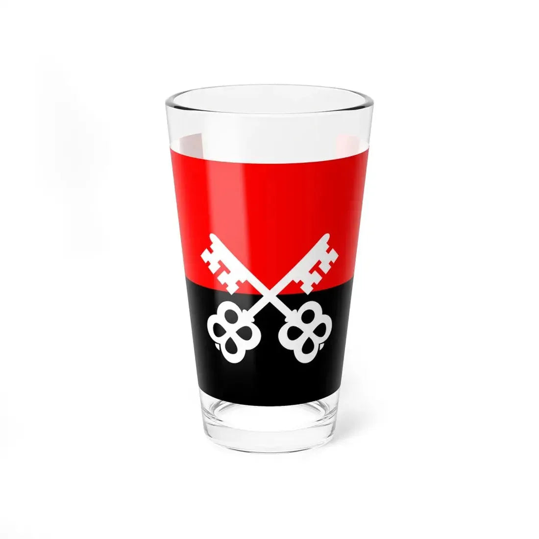 POL Luban flag (Poland) Pint Glass 16oz 16oz - Go Mug Yourself