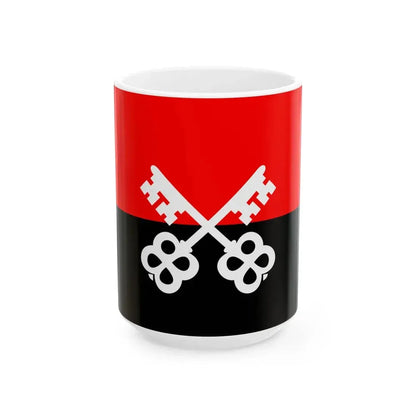 POL Luban flag (Poland) White Coffee Mug 15oz - Go Mug Yourself