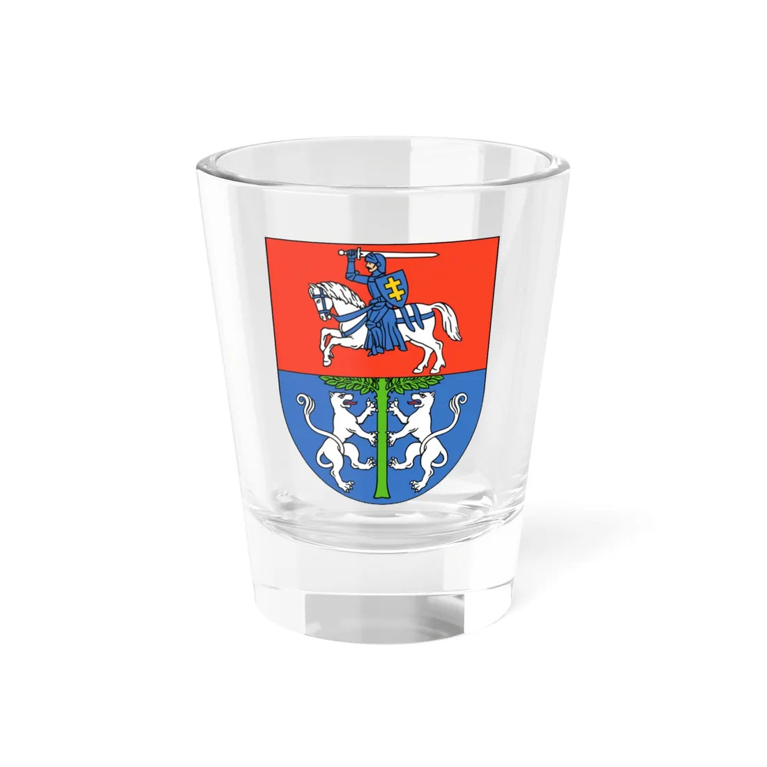 POL Lubartów COA (Poland) (Coat of Arms) Shot Glass 1.5oz 1.5oz - Go Mug Yourself
