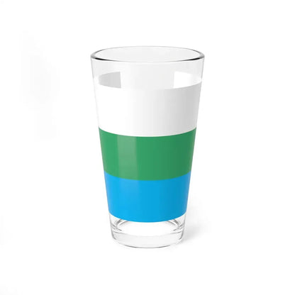 POL Lubawka flag (Poland) Pint Glass 16oz 16oz - Go Mug Yourself