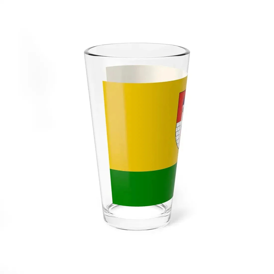 POL Lubien Kujawski flag (Poland) Pint Glass 16oz - Go Mug Yourself