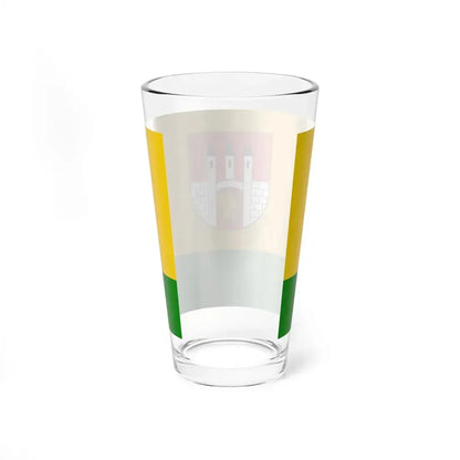 POL Lubien Kujawski flag (Poland) Pint Glass 16oz - Go Mug Yourself