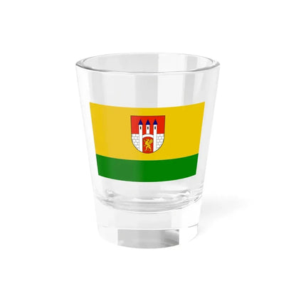 POL Lubien Kujawski flag (Poland) Shot Glass 1.5oz 1.5oz - Go Mug Yourself
