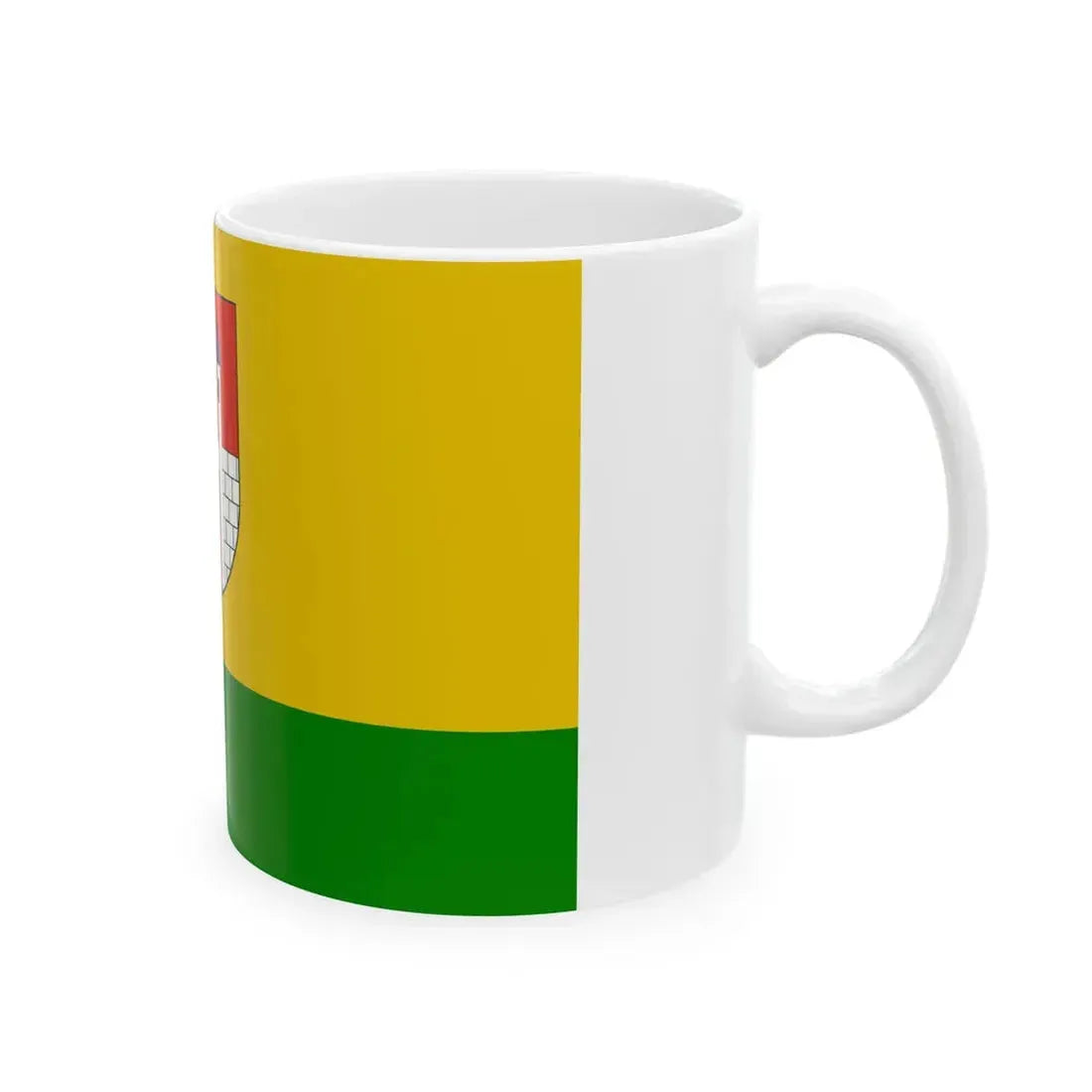 POL Lubien Kujawski flag (Poland) White Coffee Mug - Go Mug Yourself