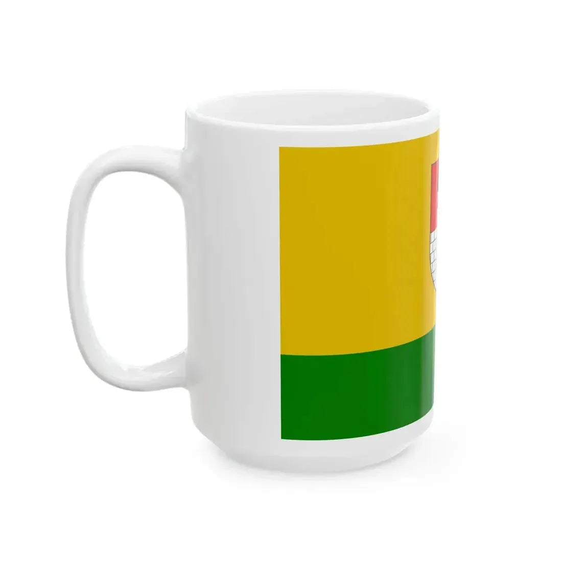 POL Lubien Kujawski flag (Poland) White Coffee Mug - Go Mug Yourself