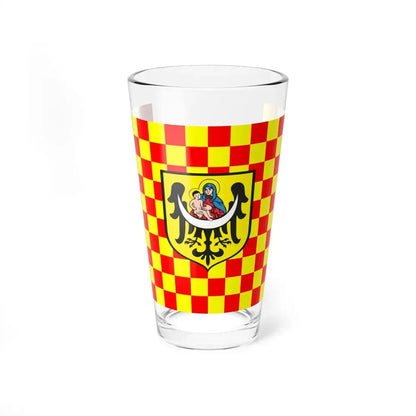 POL Lubin ensign (Poland) Pint Glass 16oz 16oz - Go Mug Yourself