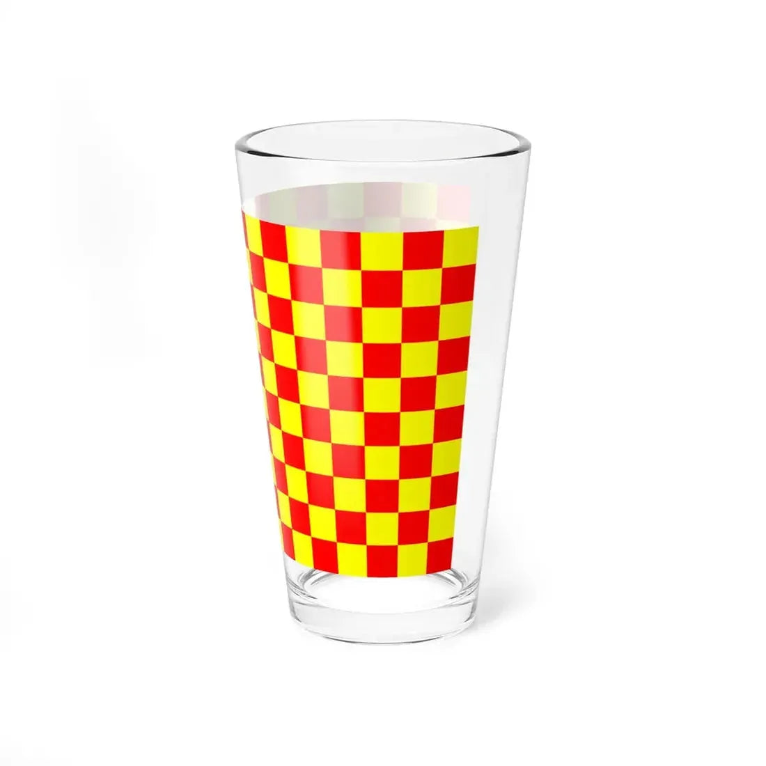 POL Lubin flag (Poland) Pint Glass 16oz - Go Mug Yourself