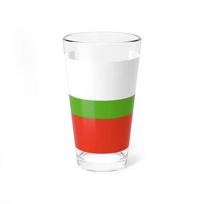 POL Lublin flag (Poland) Pint Glass 16oz 16oz - Go Mug Yourself