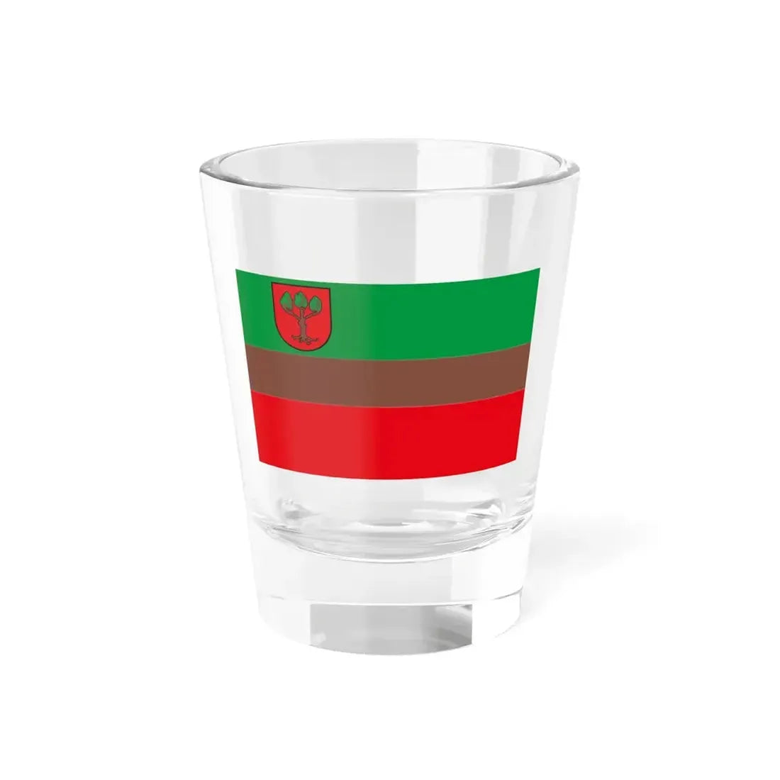 POL Lubraniec flag (Poland) Shot Glass 1.5oz 1.5oz - Go Mug Yourself