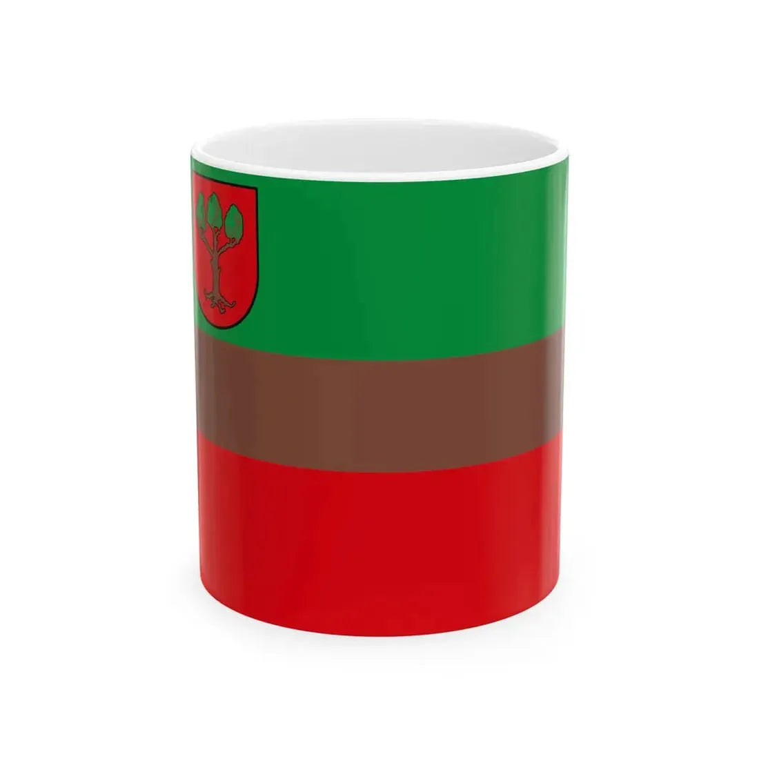 POL Lubraniec flag (Poland) White Coffee Mug 11oz - Go Mug Yourself