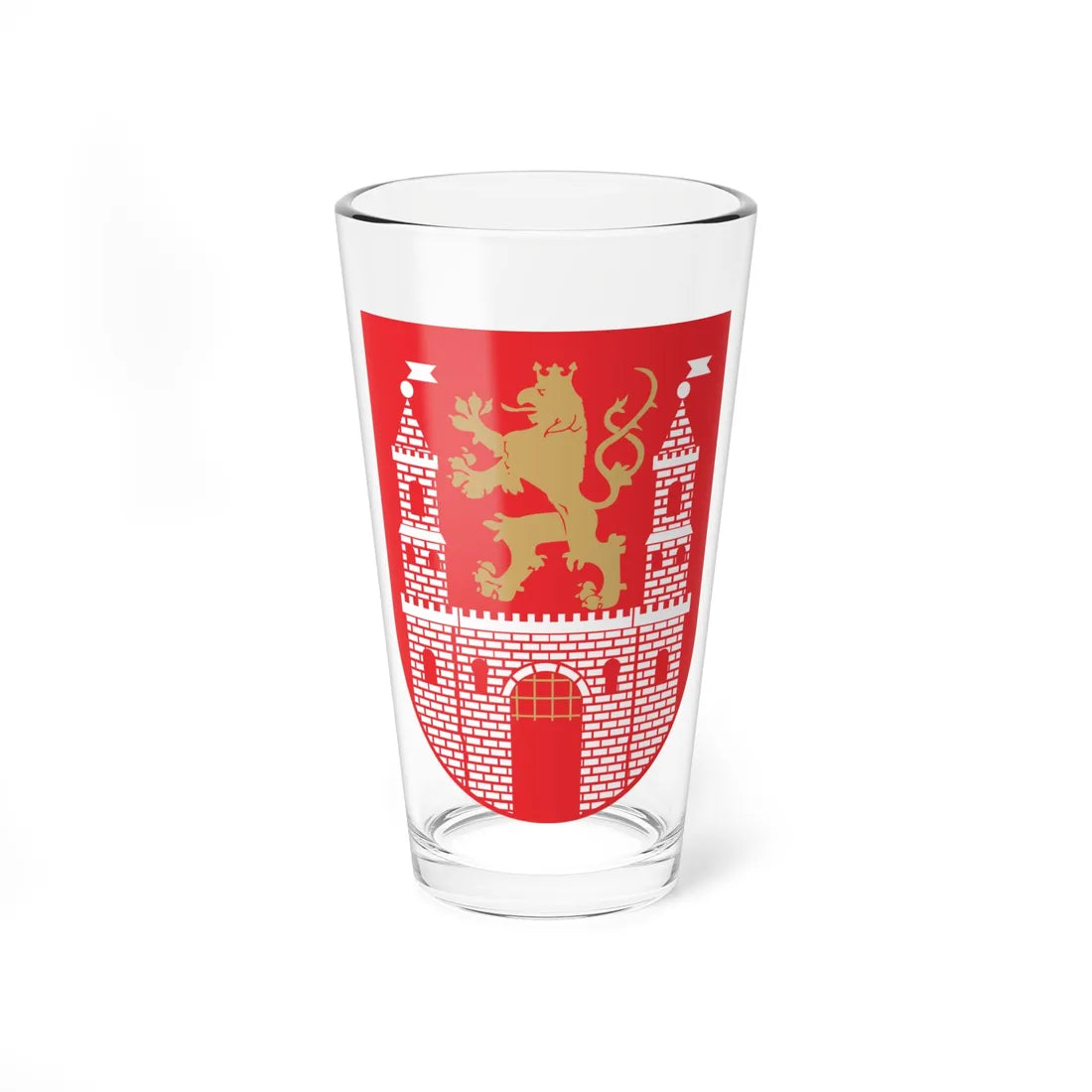 POL Lubsko COA (Poland) (Coat of Arms) Pint Glass 16oz 16oz - Go Mug Yourself