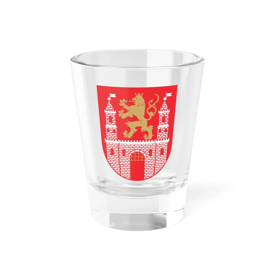 POL Lubsko COA (Poland) (Coat of Arms) Shot Glass 1.5oz 1.5oz - Go Mug Yourself