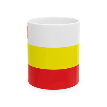 POL Lubsko flag (Poland) White Coffee Mug 11oz - Go Mug Yourself