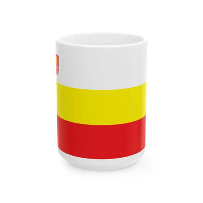 POL Lubsko flag (Poland) White Coffee Mug 15oz - Go Mug Yourself