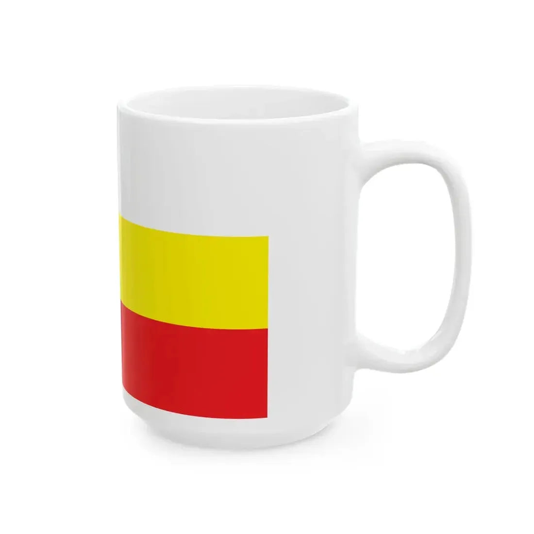 POL Lubsko flag (Poland) White Coffee Mug - Go Mug Yourself