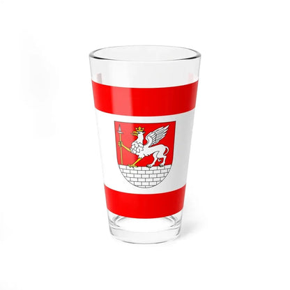 POL Lubycza Krolewska flag (Poland) Pint Glass 16oz 16oz - Go Mug Yourself