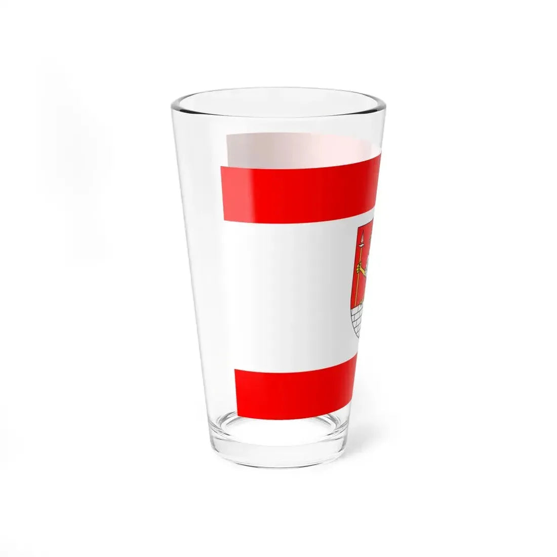 POL Lubycza Krolewska flag (Poland) Pint Glass 16oz - Go Mug Yourself