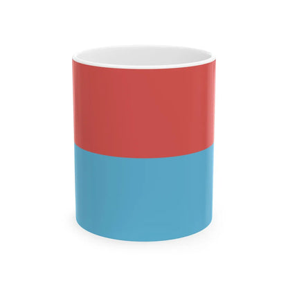 POL Lwow flag (Ukraine) White Coffee Mug 11oz - Go Mug Yourself
