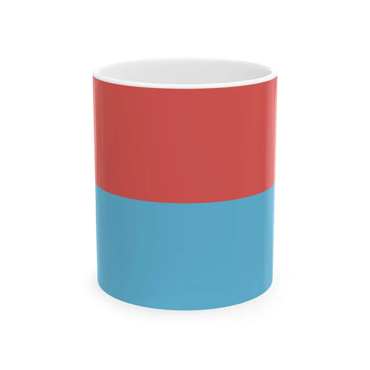 POL Lwow flag (Ukraine) White Coffee Mug 11oz - Go Mug Yourself