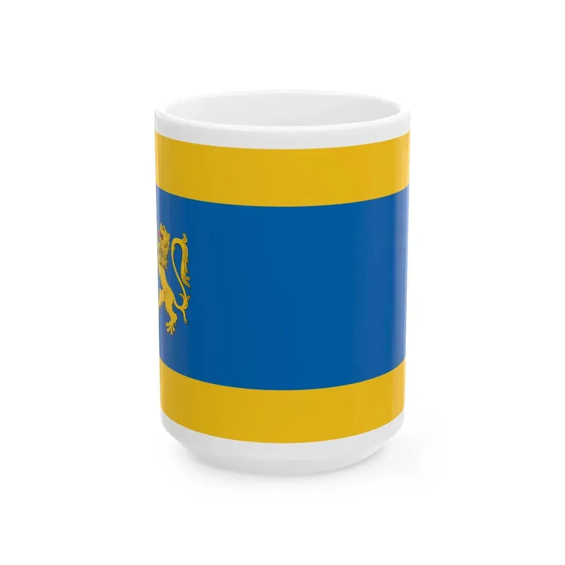 POL Lwowek flag (Poland) White Coffee Mug 15oz - Go Mug Yourself