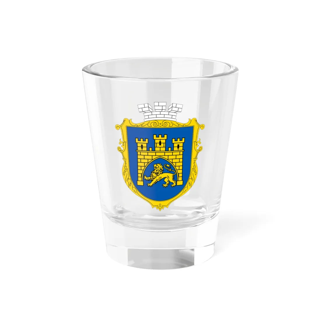 POL Lwów 1 COA (Ukraine) (Coat of Arms) Shot Glass 1.5oz - Go Mug Yourself