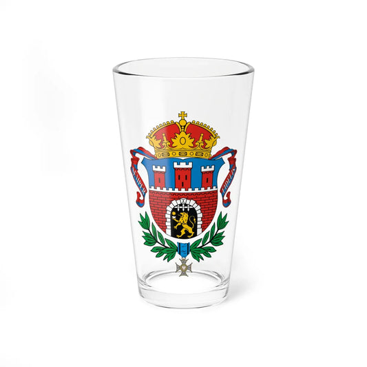 POL Lwów COA (Ukraine) (Coat of Arms) Pint Glass 16oz 16oz - Go Mug Yourself