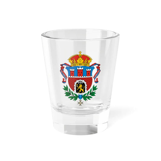 POL Lwów COA (Ukraine) (Coat of Arms) Shot Glass 1.5oz 1.5oz - Go Mug Yourself