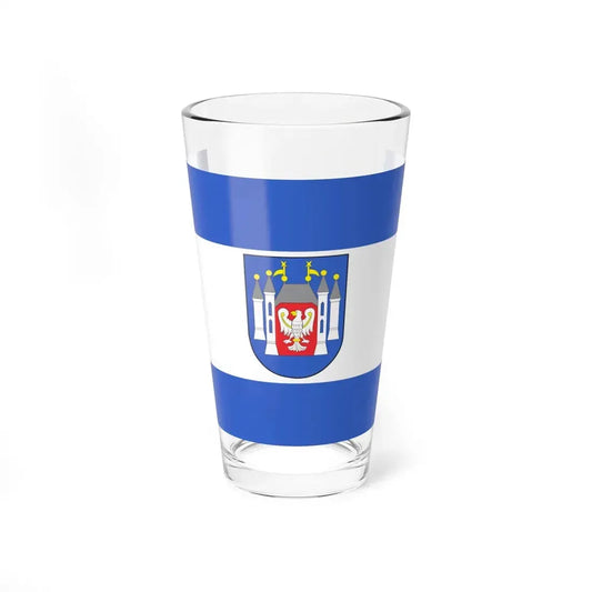 POL Miedzyrzecz flag (Poland) Pint Glass 16oz 16oz - Go Mug Yourself
