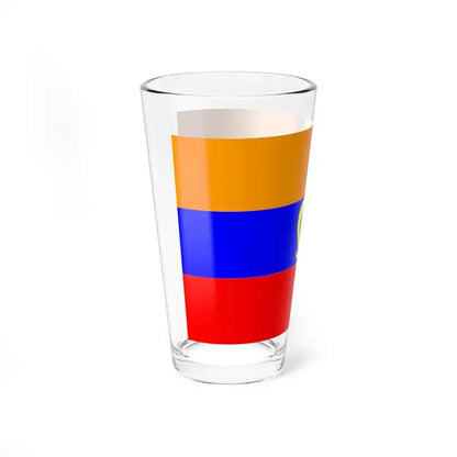POL Mielec flag (Poland) Pint Glass 16oz - Go Mug Yourself