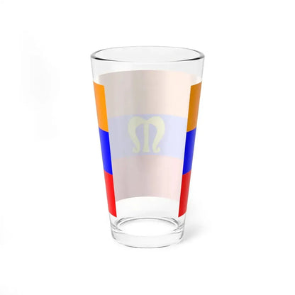 POL Mielec flag (Poland) Pint Glass 16oz - Go Mug Yourself