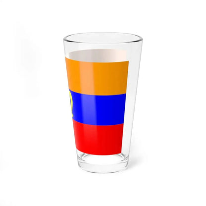 POL Mielec flag (Poland) Pint Glass 16oz - Go Mug Yourself