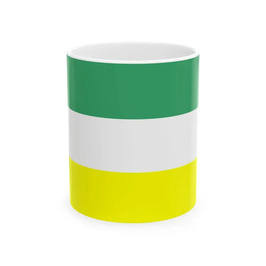 POL Milicz flag (Poland) White Coffee Mug 11oz - Go Mug Yourself