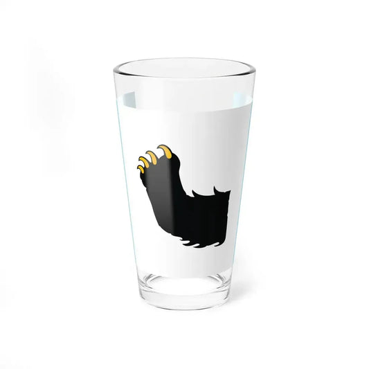 POL Mragowo flag (Poland) Pint Glass 16oz 16oz - Go Mug Yourself