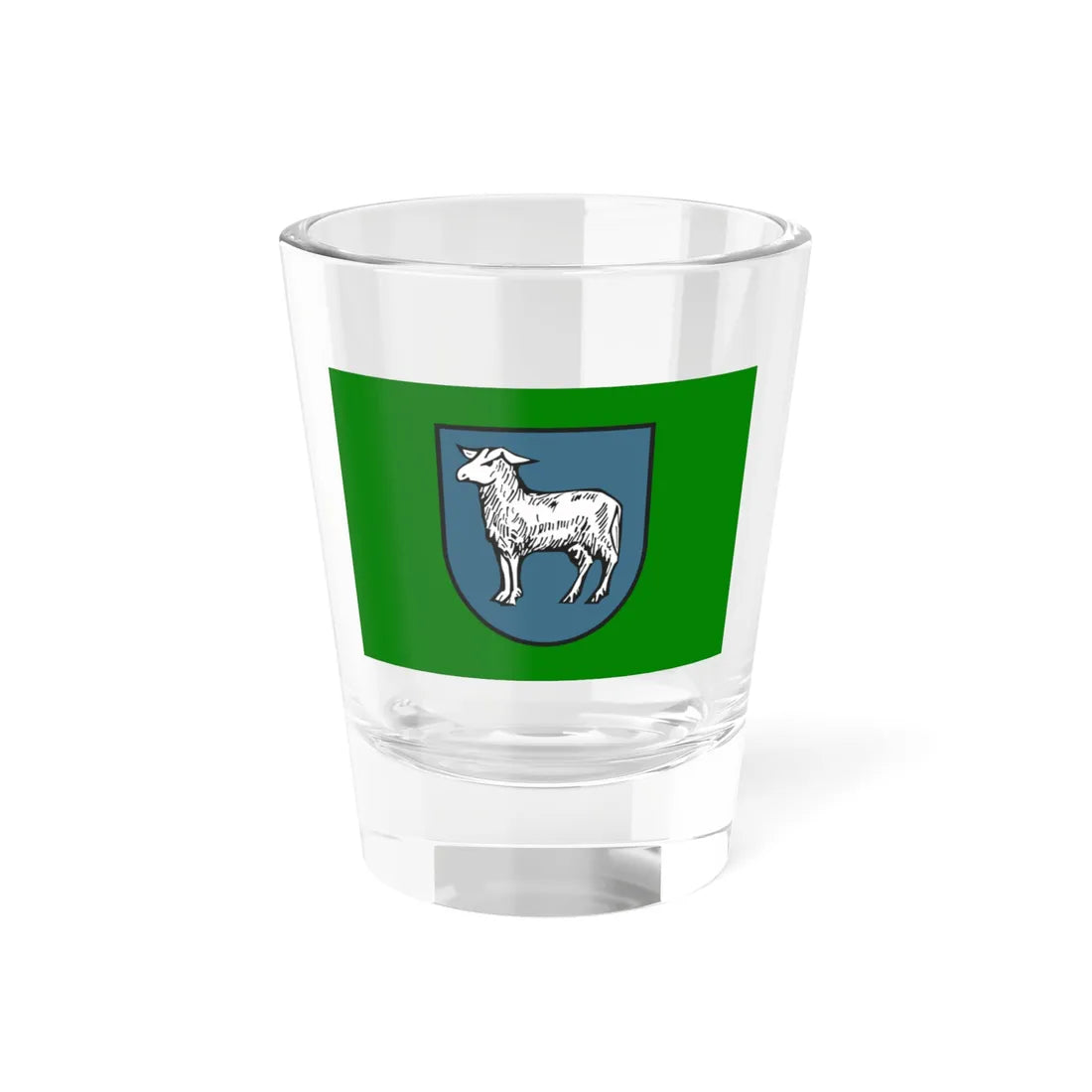 POL Mrocza flag (Poland) Shot Glass 1.5oz 1.5oz - Go Mug Yourself