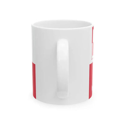 POL navy airfields flag IIIRP (Poland) White Coffee Mug - Go Mug Yourself