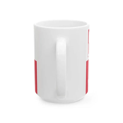 POL navy airfields flag IIIRP (Poland) White Coffee Mug - Go Mug Yourself