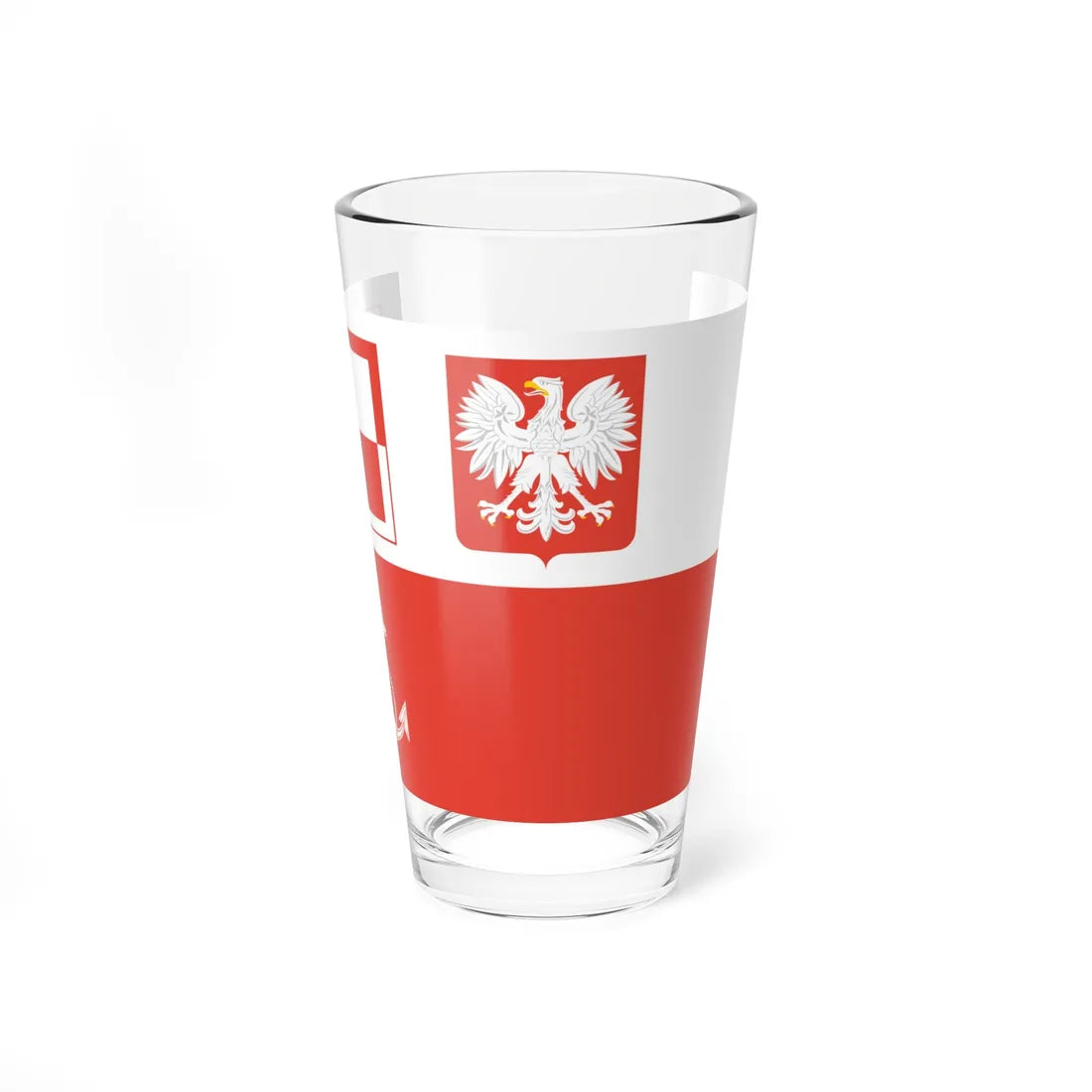 POL navy airfields flag PRL (Poland) Pint Glass 16oz 16oz - Go Mug Yourself