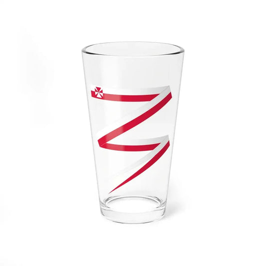 POL Navy Commissioning Pennant (Poland) Pint Glass 16oz 16oz - Go Mug Yourself