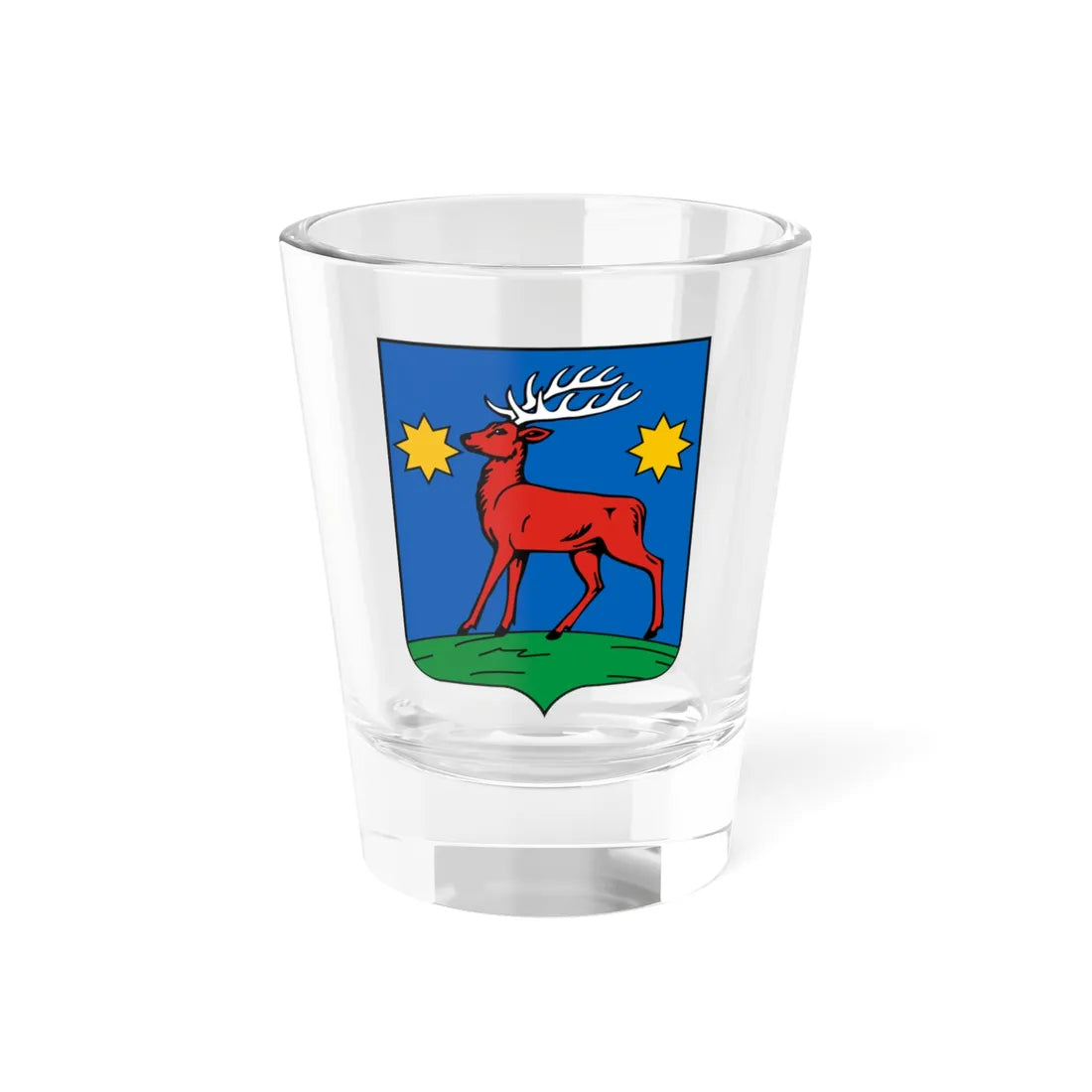 POL Niżankowice COA (Ukraine) (Coat of Arms) Shot Glass 1.5oz 1.5oz - Go Mug Yourself