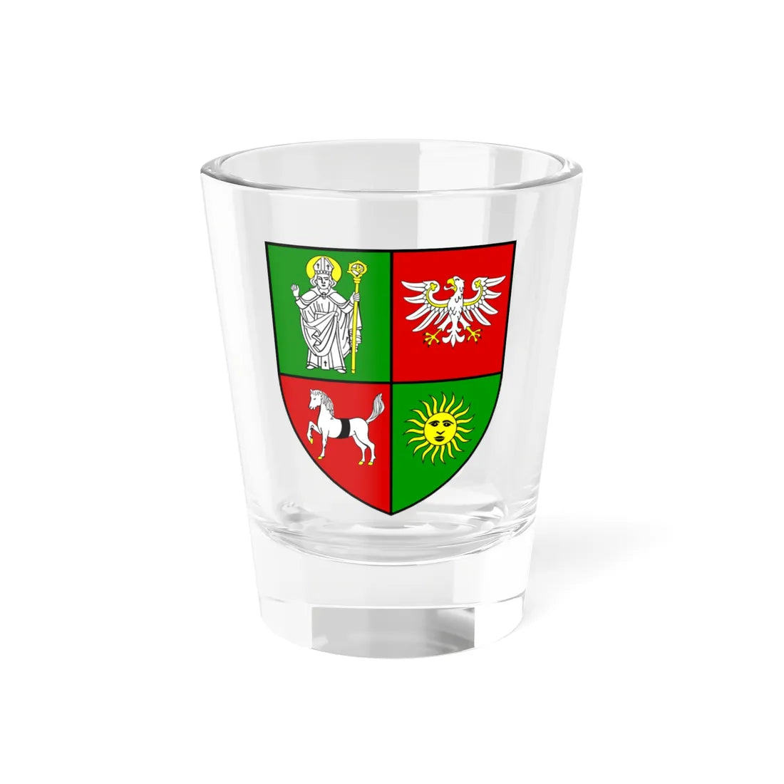 POL Niegowa COA (Poland) (Coat of Arms) Shot Glass 1.5oz 1.5oz - Go Mug Yourself